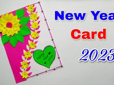 Diy Happy New Year Greetings Card 2023 || Handmade New Year Card