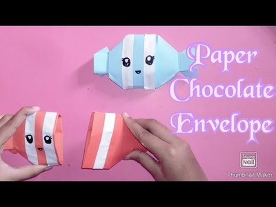 Diy Paper Chocolate Envelope || Origami Handmade Beautiful Paper Chocolate Envelope