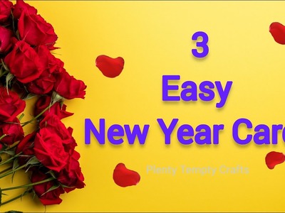 Happy New Year Card 2023. How to Make New Year Greeting Card for Friends. Easy New Year Card Ideas