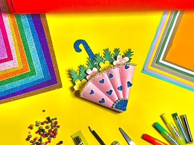 How to make a beautiful ???? birthday ???? || easy handmade umbrella ☂ card birthday ????…. 