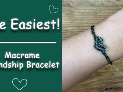 Macrame friendship bracelet????????| DIY bracelet Heart | macrame bracelet | DIY Handmade Jewellery Idea????