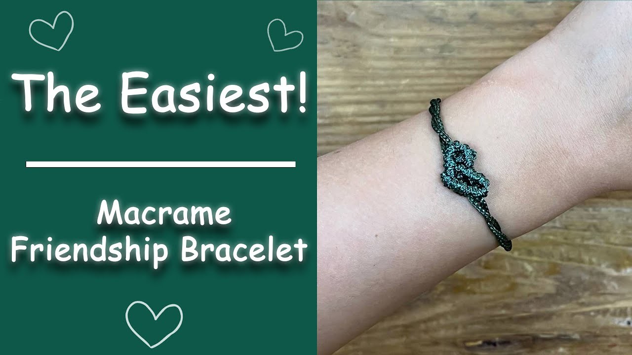 Macrame friendship bracelet????????| DIY bracelet Heart | macrame bracelet | DIY Handmade Jewellery Idea????