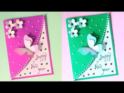New year card making 2023 | Handmade new year card | How to make new year card | New year cards 2023