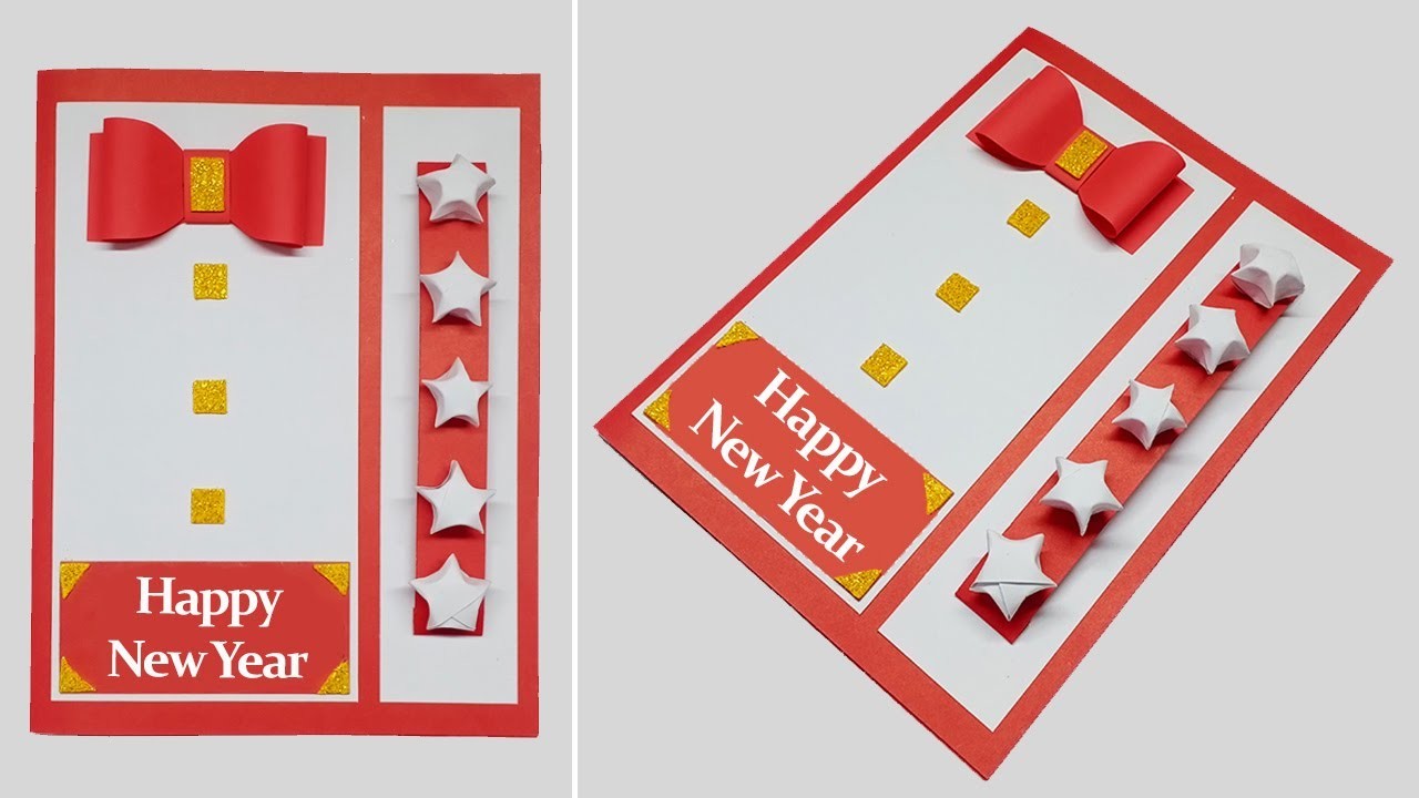 New Year Card Making Ideas | Happy New Year Card 2023 | Greeting Cards Latest Design Handmade
