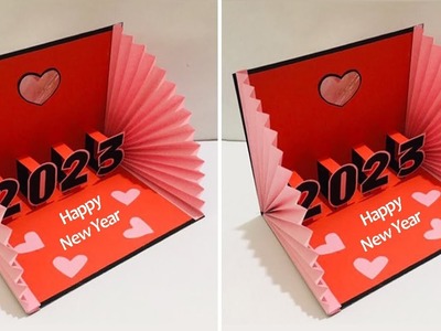 New Year Card Making Ideas | Happy New Year Card 2023 | New Year Greeting Cards Latest Design