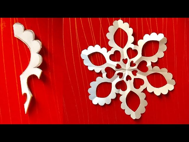 Paper flower ???????? making|paper snowflake flower????????|snowflake flower ❄️ cutting ideas|snowflake tutorial