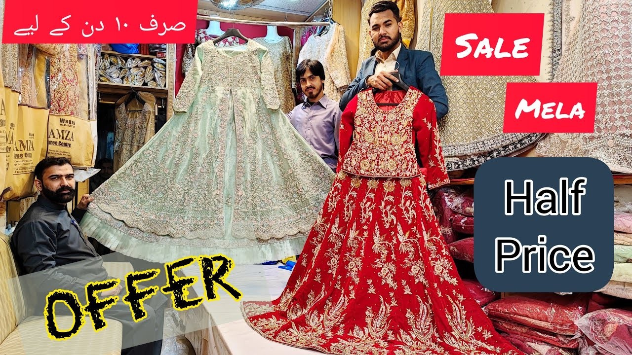 SALE MELA Bridal Lehanga And Maxi In Half Price For 10 Days OFFER