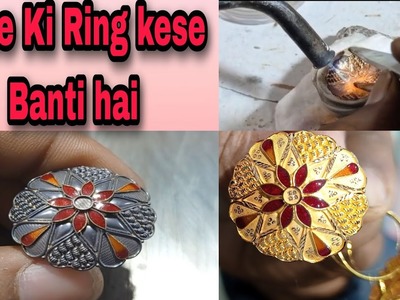 Sone ki ring kese Banti h _Making a gold ring 20k gold