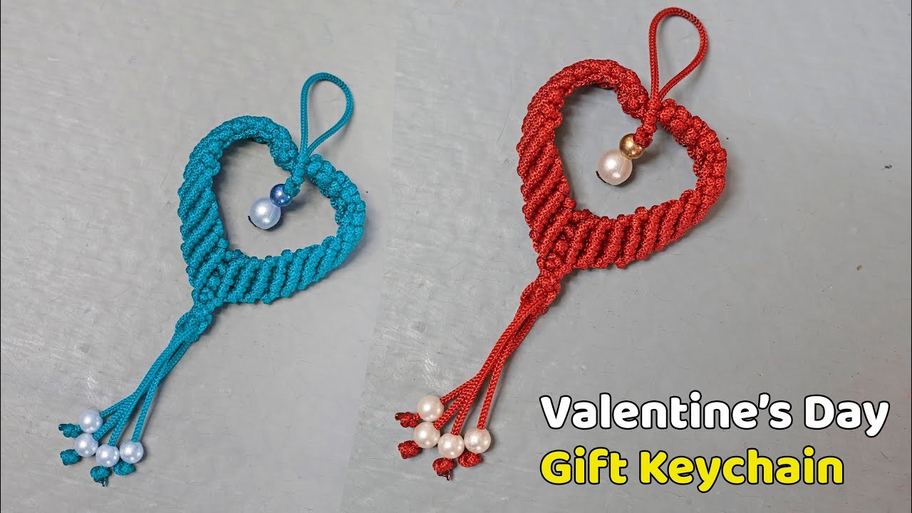 Valentine's day gift key chain || Valentine's day craft