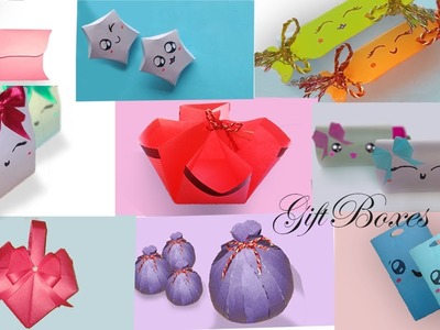 10 Fantastic Gift boxes Ideas | Paper Crafts | Compilation | Artistic Kids Land