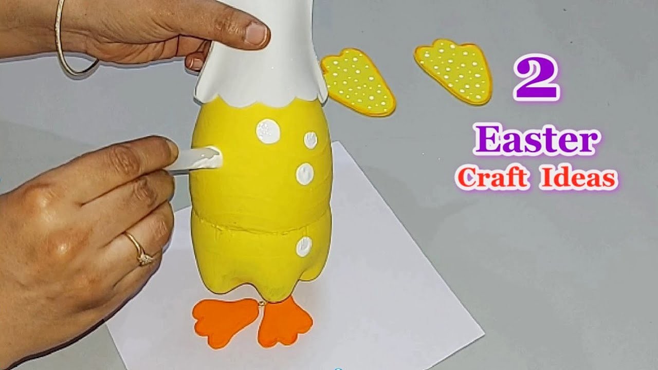 2 Easy  Easter decoration idea made with simple materials | DIY Affordable Easter craft idea ????