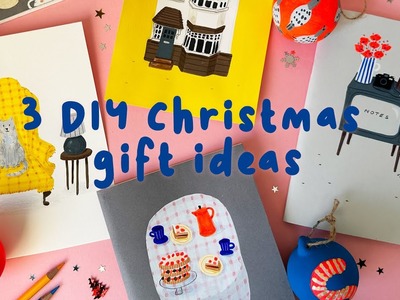 3 Christmas DIY art gift ideas