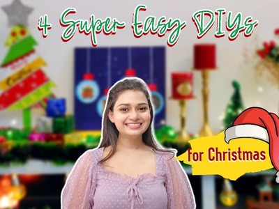 4 Super easy last minute Christmas DIYs |Handmade Gifts For New year