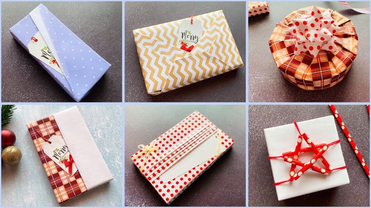 6 Elegant Gift Wrapping Ideas | DIY Gift Packing Ideas | Gift Wrap #giftwrap