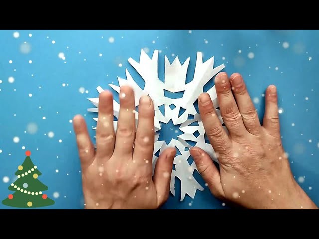 Beautiful paper snowflake MAKE IT craft ideas easy craft paper snowflakes.easy paper snowflakes,✅❄