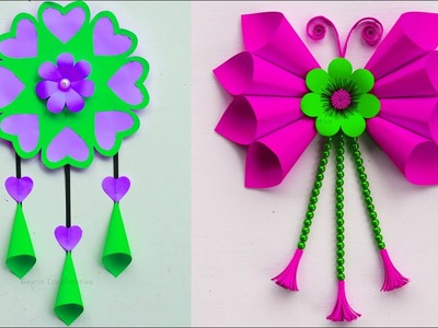 Butterfly Wall Decor.paper flower wall hangings. Paper craft For Home Decoration. DIY