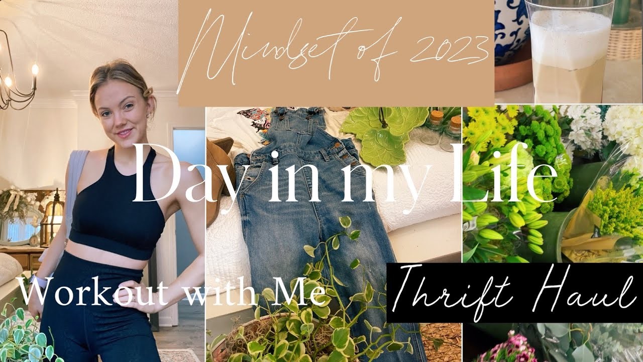 DAY IN MY LIFE | Fitness Inspiration, THRIFT with me, 2023 NEW YEAR INSPO | THRIFT HAUL