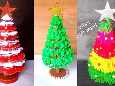 DIY 3 easy & beautiful christmas tree craft ideas ????????????????