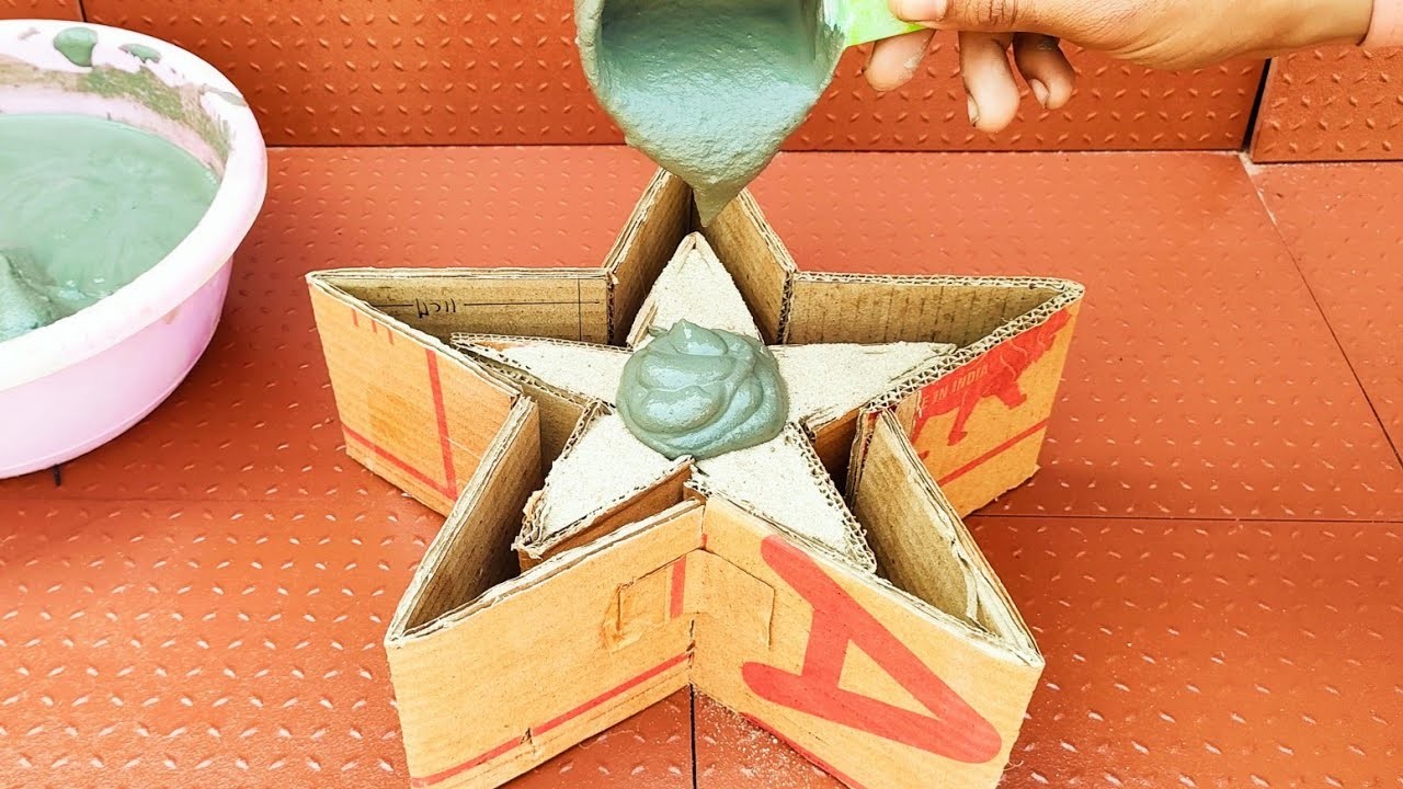 DIY - Amazing Products From Cartons And Cement - Unique Garden Decoration Ideas