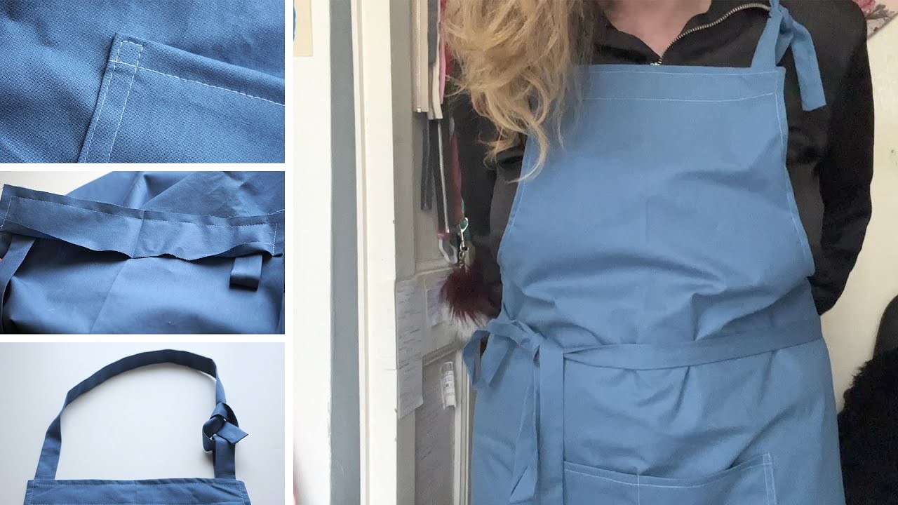 DIY Gifts: Easy DIY apron (it's adjustable!)