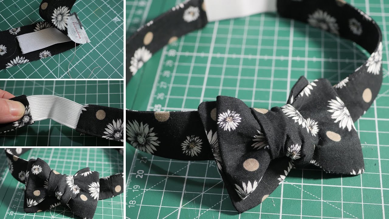 DIY Gifts: How To Make A Bow Tie Out Of Fabric (2 Ways!)