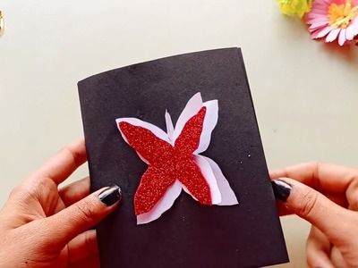 DIY | Happy New Year Card Making 2023 | How to make Beautiful Butterfly Handmade Card for New Year |