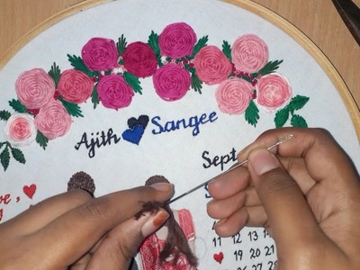 DIY Hoop Art Embroidery for Couples | ???? | Handmade Wedding Gifts |