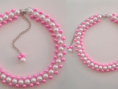 Diy Necklace Making Tutorial. Simple Necklace Making Step By Step.