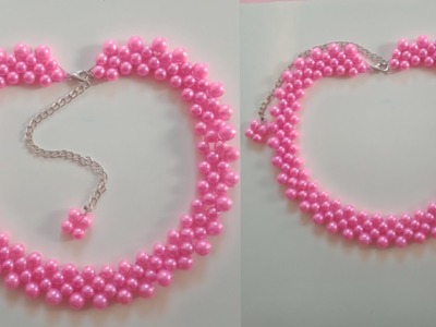 Diy Necklace Making Tutorial. Beautiful Necklace Making Step By Step.