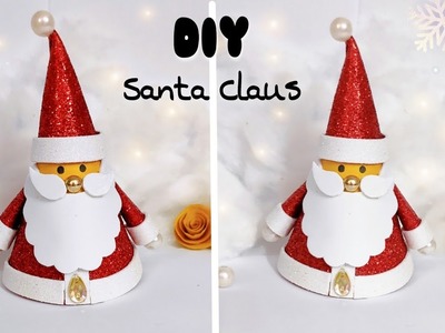 DIY Santa Claus ????. Christmas ornament. Christmas decorations ideas. santa ornament for Christmas
