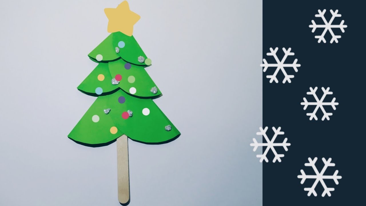 Easy DIY Christmas Tree ???? ⛄ Handmade | 3D Paper Christmas Tree ❄️ DIY Handmade Christmas Craft @diy