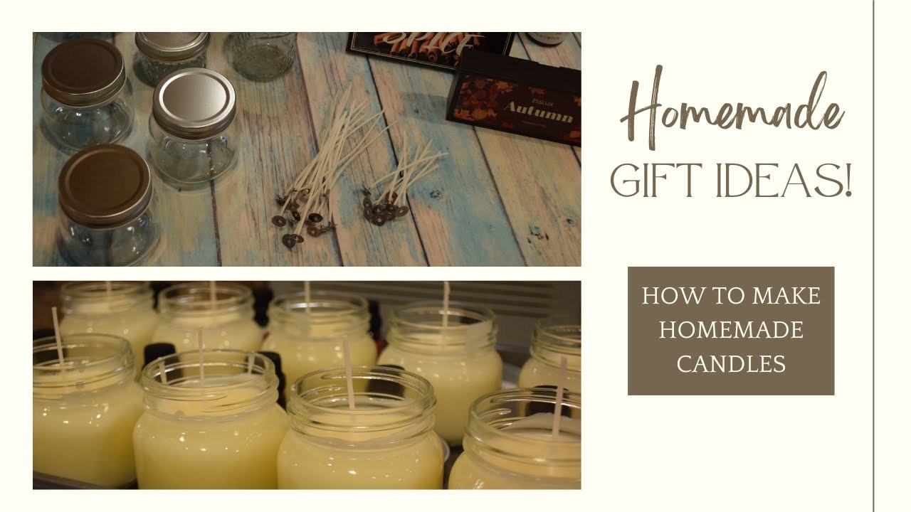 Homemade Gift Ideas | How to Make Homemade Candles | Gift Basket Ideas!