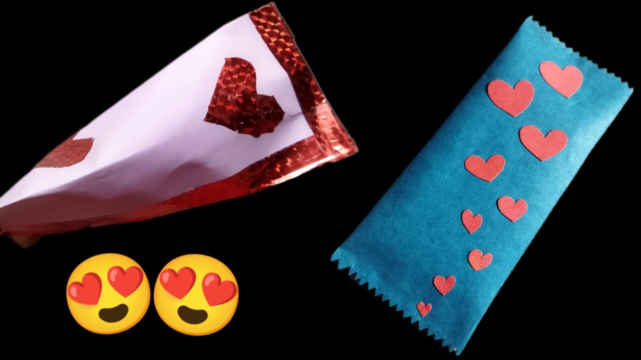 How to Make Chocolate Wrapper at Home | Birthday Gift Wrapping Idea | Swarna's Crafty