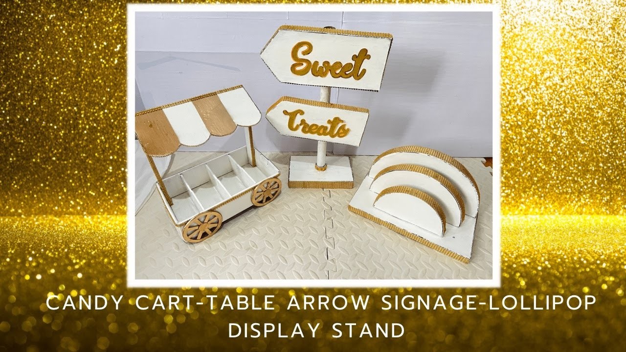 HOW TO MAKE DIY DESSERT DISPLAY STAND| CARDBOARD USEFUL CRAFTS