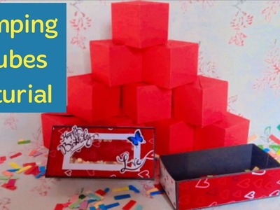 How to make jumping cubes ¶ Jumping cubes Toturial ¶ step by step Toturial ¶ birthday surprise gift