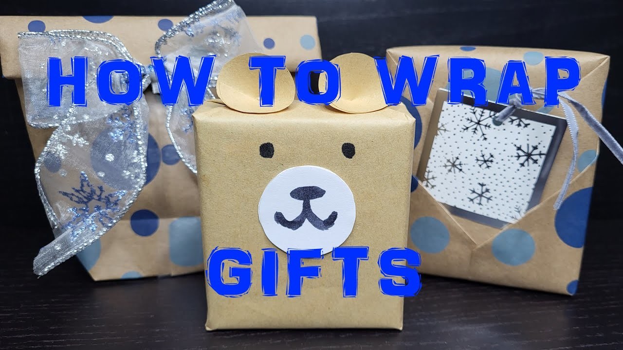 How to Wrap a Gift | 3 Easy DIY Gift Wrapping Ideas