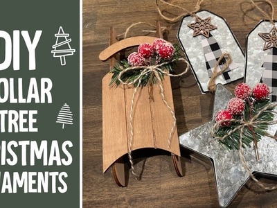 Last Minute DIY Dollar Tree Christmas Ornaments | Cheap Gifts, Crafts, Holiday Decor