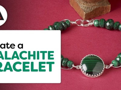 Malachite Gemstone Bracelet Tutorial