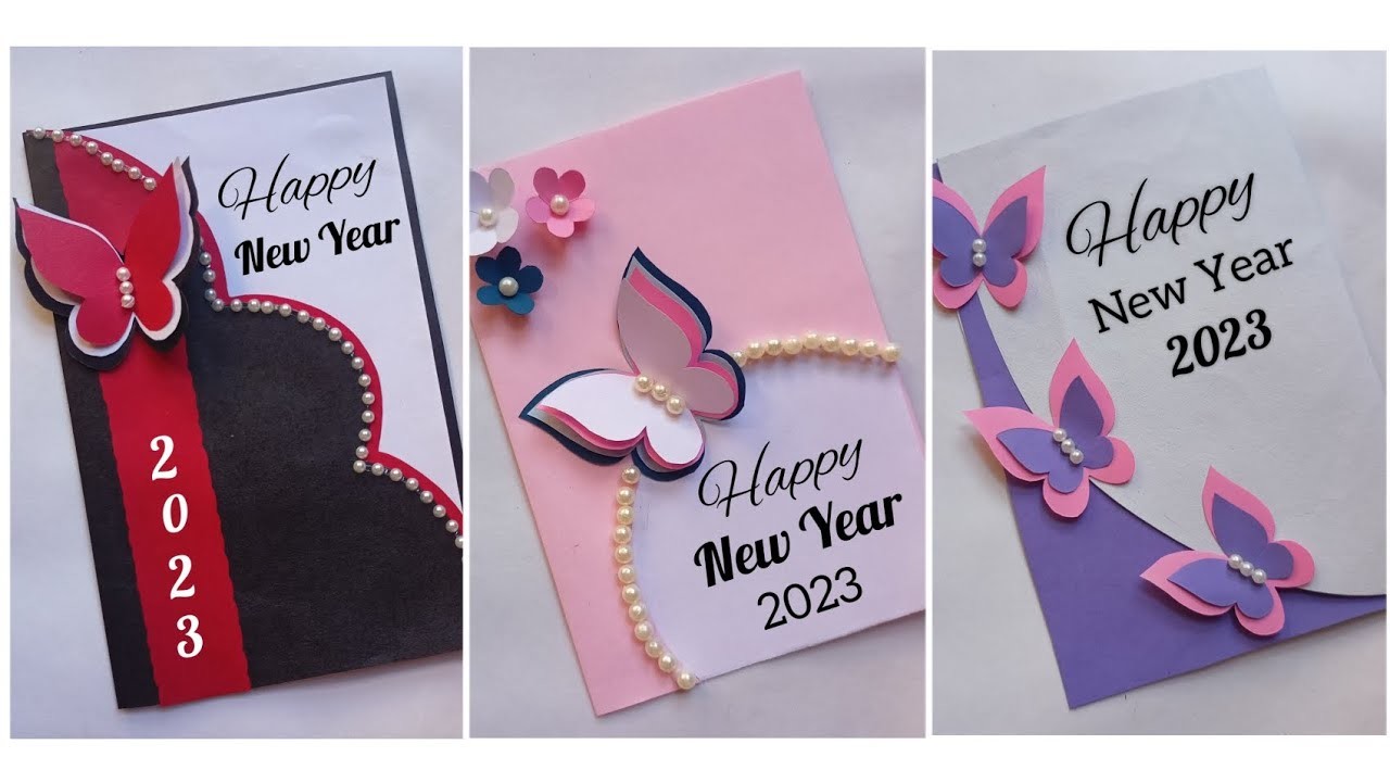 New Year Special Greeting Card 2023 |DIY - New Year Gift Ideas| Happy New Year Greeting Card Making|