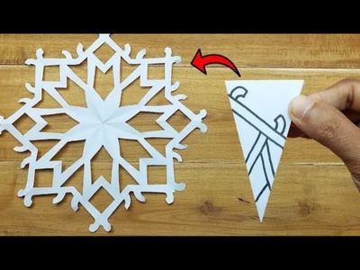 Paper se Flower Design Cutting kaise Banaye|| How To Make Paper Cutting Design|| DIY For Design