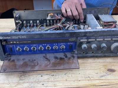 Restoration And Reuse Of Antique Clarion Amplifiers. Restoration Of Broken MA   6200A Amplifiers