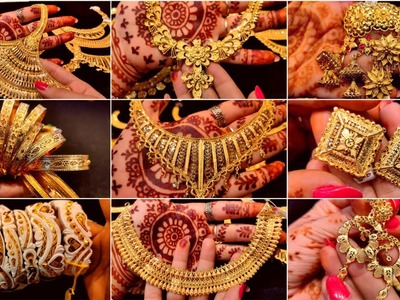 10 gram থেকে necklace kanbala earrings bauti kanpasha under 1lakh gold design with price#karukanchan
