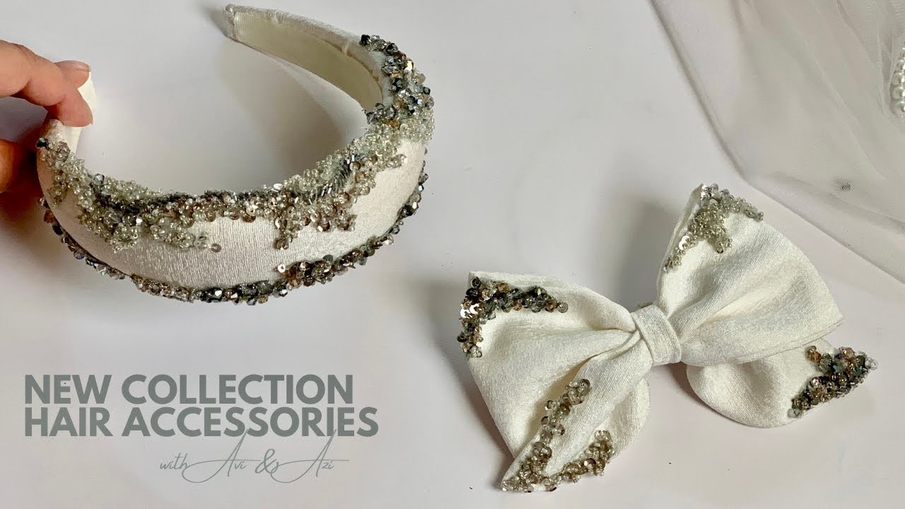 2 Pcs Hair Accessories Trends. New Collection. How to make beaded headband