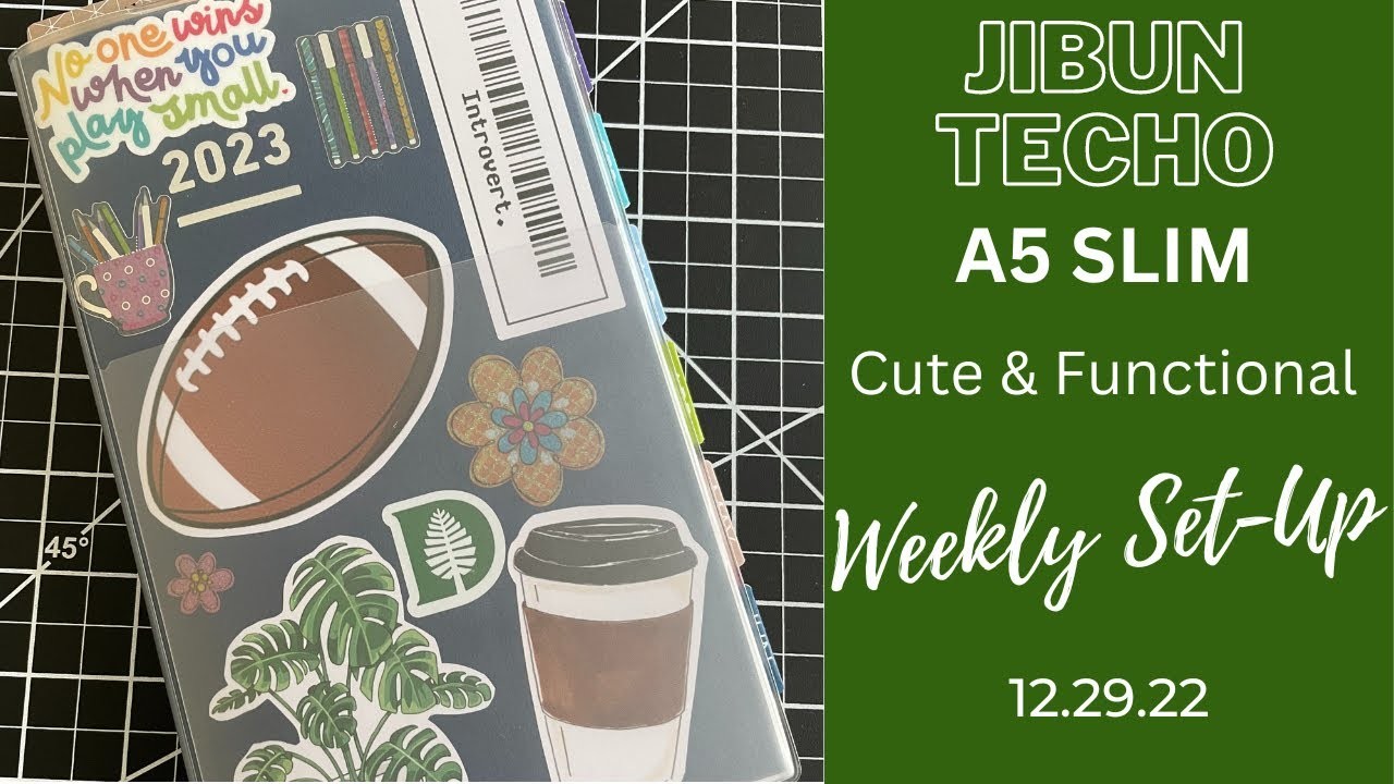 2023 PLANNER! Jibun Techo Weekly Set-Up | 12.29.22 | Functional Planning | Architect Destiny