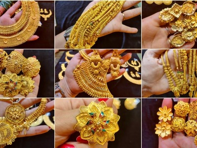 30 gram মধ্যে earrings necklace moff chainunder 1lakh gold design with price#karukanchan