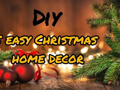 5 esay Christmas home decor.home decor ideas.Christmas decor.easy Christmas decor.paper crafts