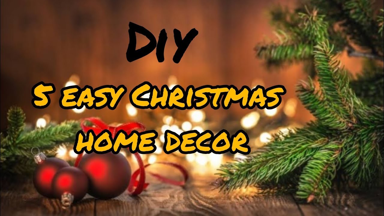 5 esay Christmas home decor.home decor ideas.Christmas decor.easy Christmas decor.paper crafts