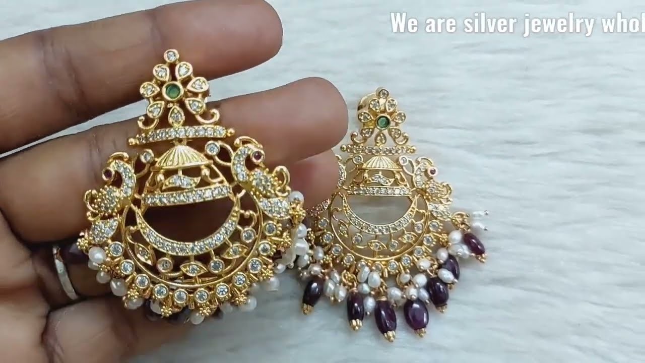 92.5 Silver Chandabali,jumkas Earrings desgins along with prices to order 9398255253