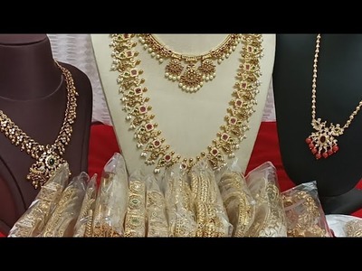 ????????✅Bangles, Earrings,Neck Sets,Black Beads,1grm Gold Jewel