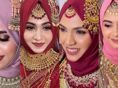 Beautiful Bridal look with Hijab | Muslim Wedding Ideas 2022 | Hijab bridal look | Hijab Style|
